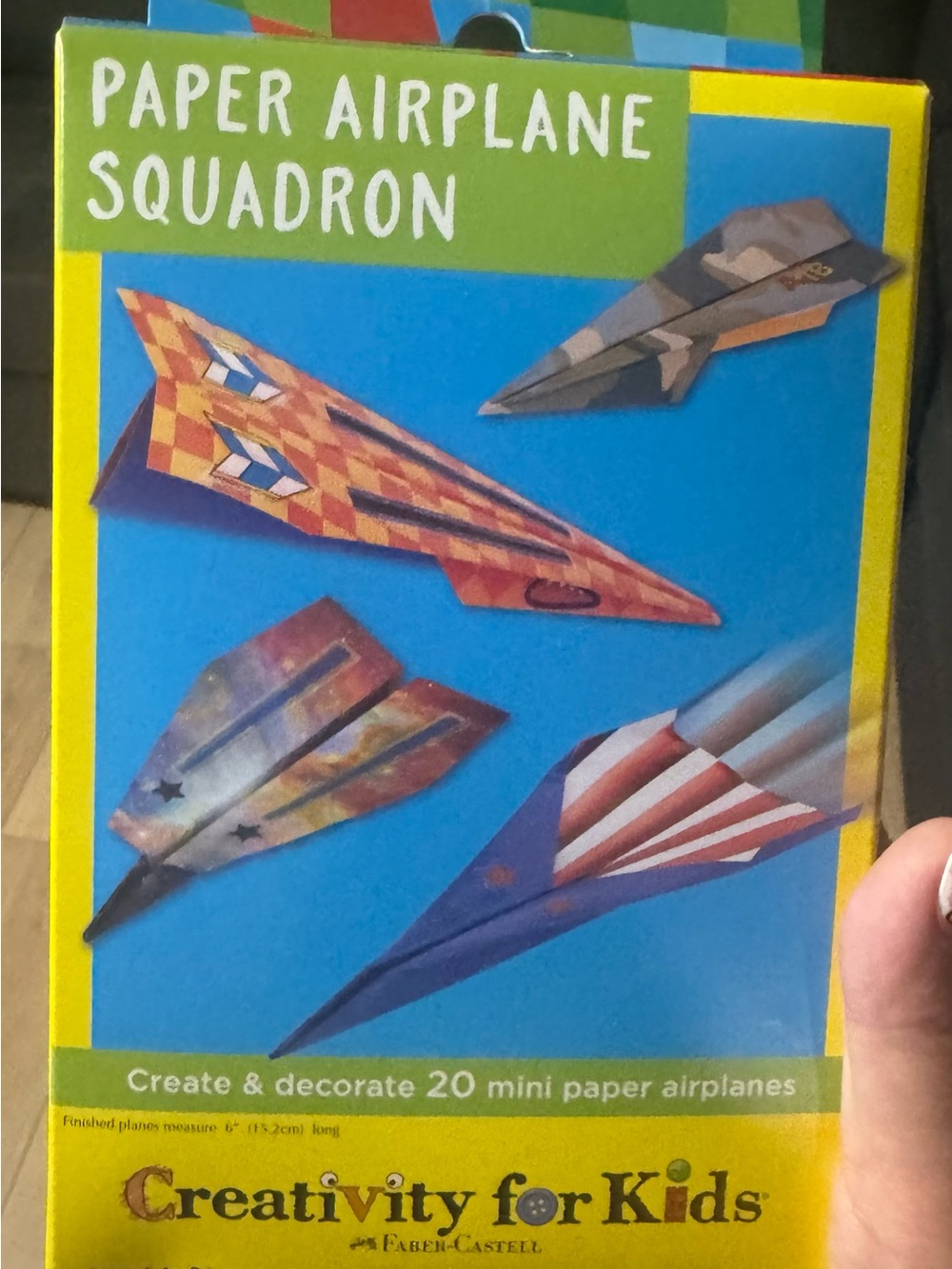 Creativity for Kids Paper Airplane Squadron - Colorful (Blue)